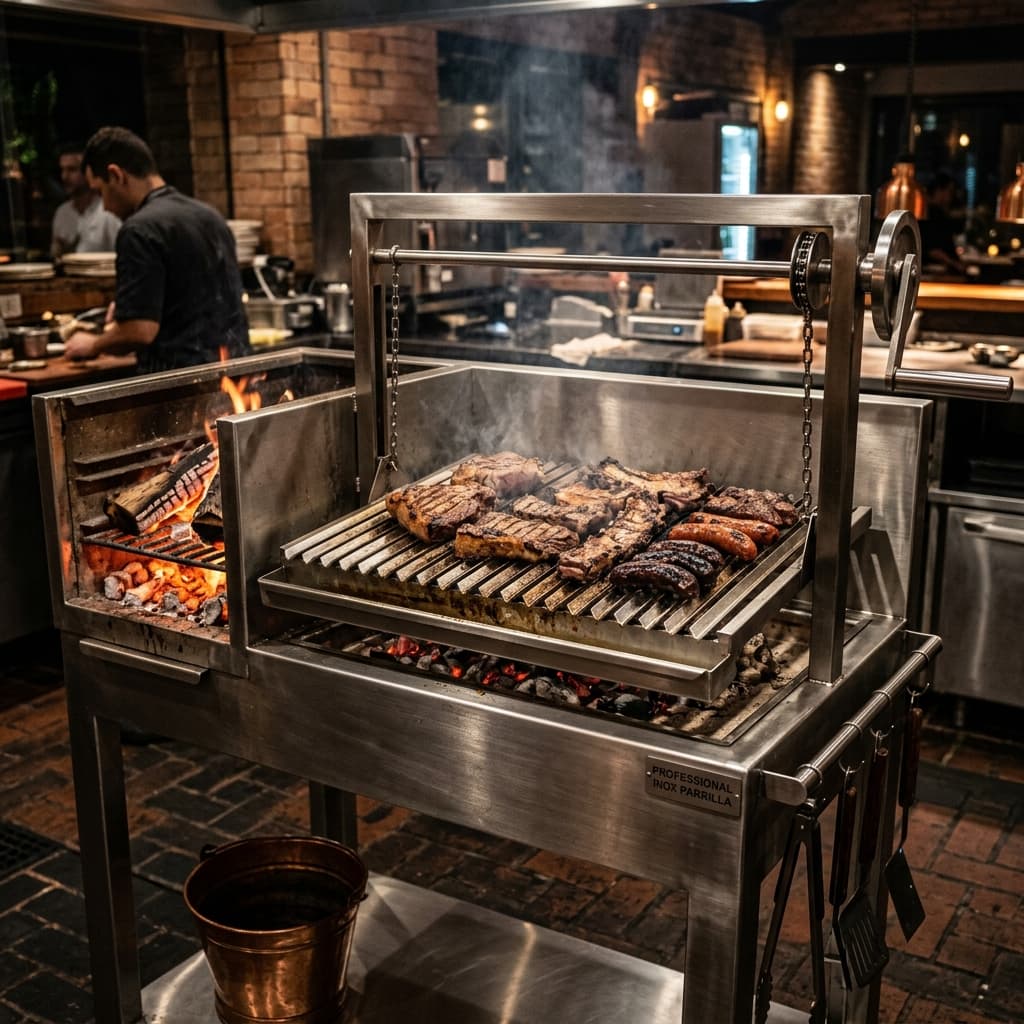 Kit Parrilla Inox Profissional