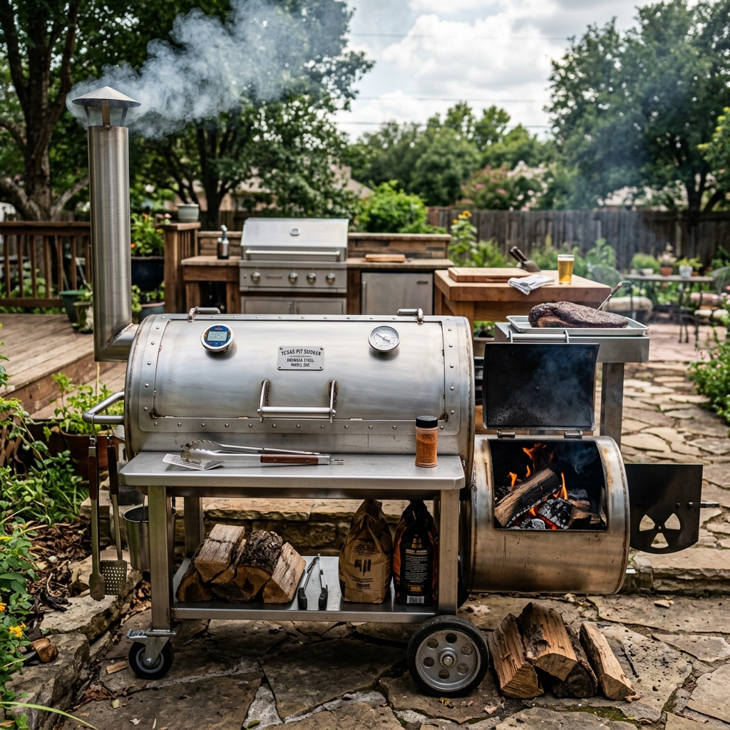 Pit Smoker Defumador Inox